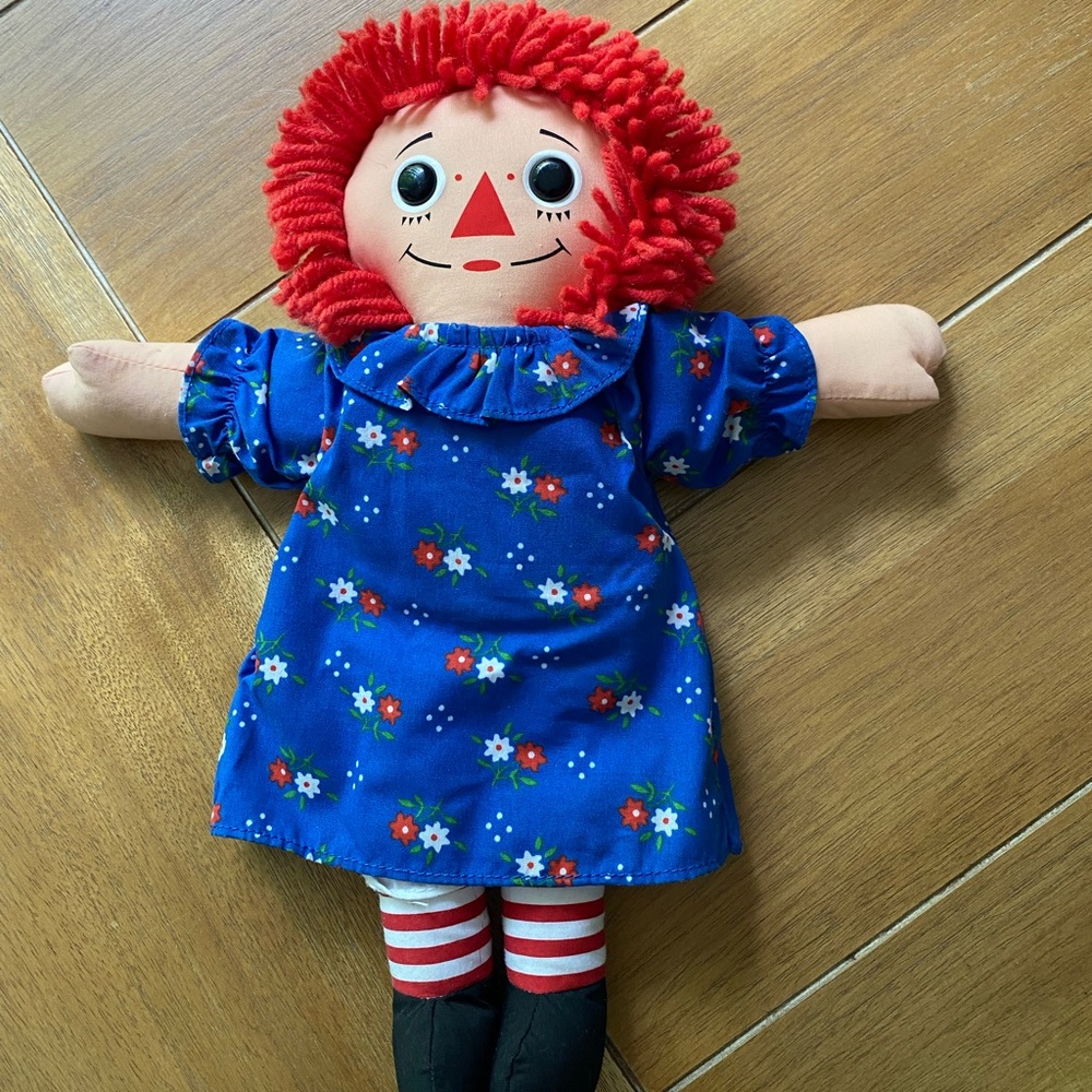 Raggedy Ann Cloth Doll By Johnny Gruelle